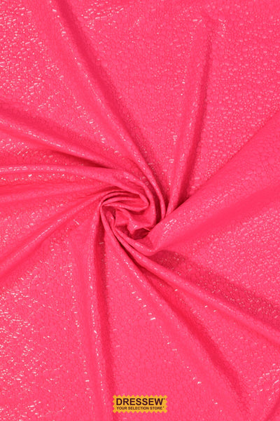 Bubbly Lycra Fluorescent Pink