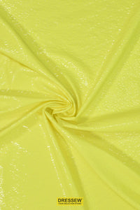 Bubbly Lycra Fluorescent Yellow