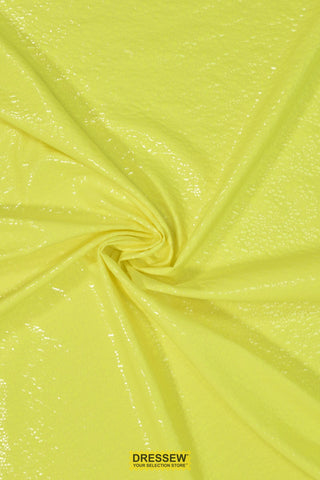 Bubbly Lycra Fluorescent Yellow