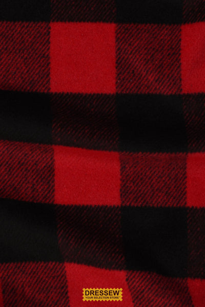 Buffalo Check Coating Red / Black