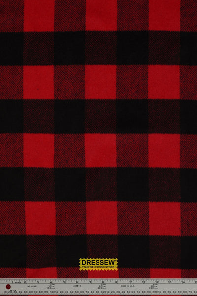 Buffalo Check Coating Red / Black