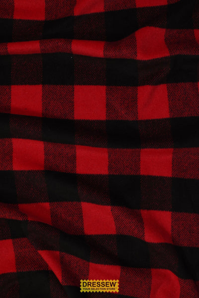 Buffalo Check Coating Red / Black