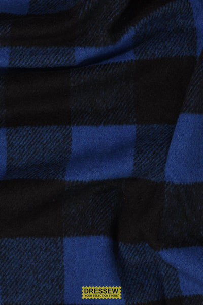 Buffalo Check Coating Royal / Black