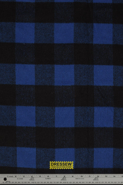 Buffalo Check Coating Royal / Black