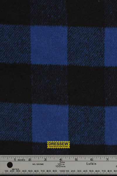 Buffalo Check Coating Royal / Black