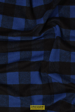Buffalo Check Coating Royal / Black