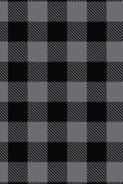 Buffalo Plaid Flannel Charcoal / Grey