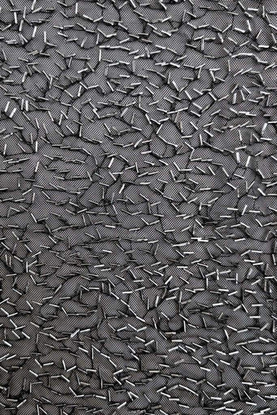 Bugle Bead Mesh Black / Silver