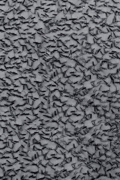 Bugle Bead Mesh Black