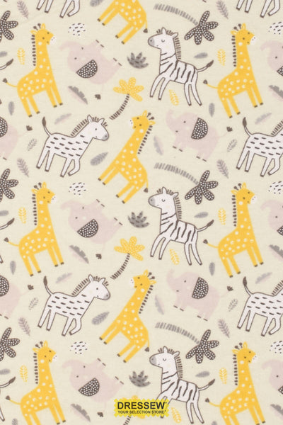 Bungle In The Jungle Flannel Cream