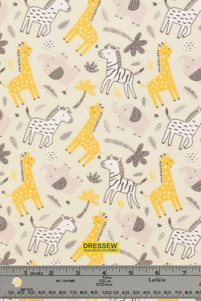 Bungle In The Jungle Flannel Cream