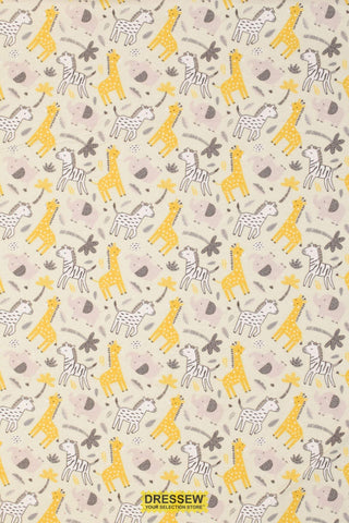 Bungle In The Jungle Flannel Cream