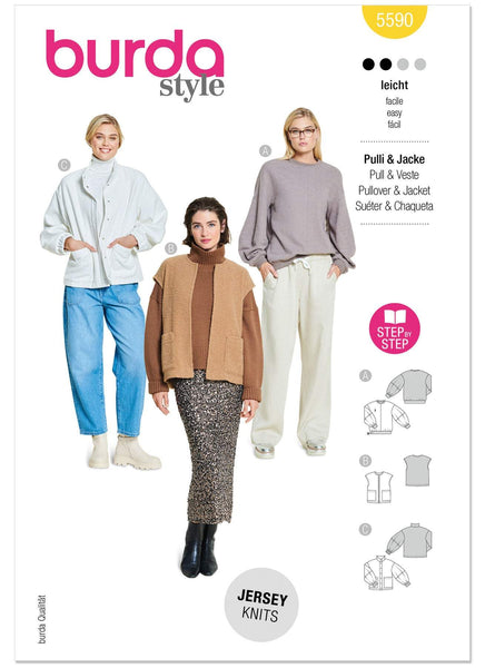 Burda - 5590 Ladies Tops