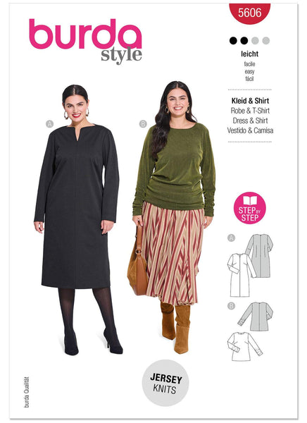 Burda - 5606 Ladies Dress & Shirt