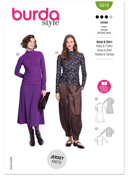 Burda - 5616 Ladies Dress & Top