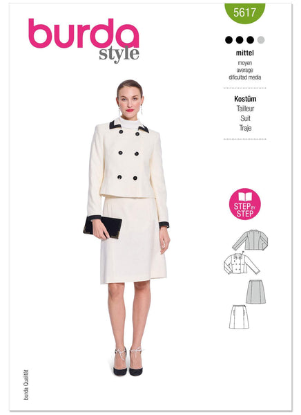 Burda - 5617 Ladies Jacket & Skirt
