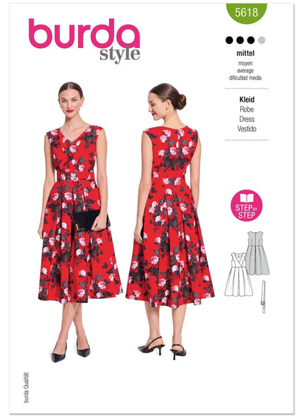 Burda - 5618 Ladies Dress