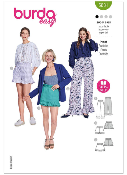 Burda - 5631 Ladies Pants