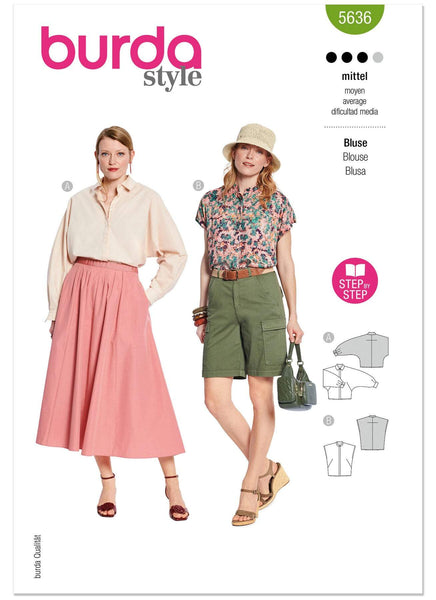 Burda - 5636 Ladies Blouse
