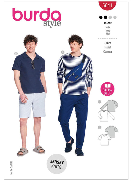 Burda - 5641 Men's T-shirts