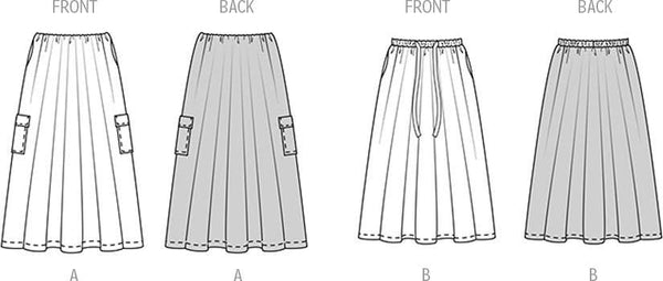 Burda - 5643 Ladies Skirts