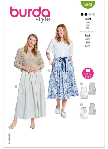 Burda - 5643 Ladies Skirts