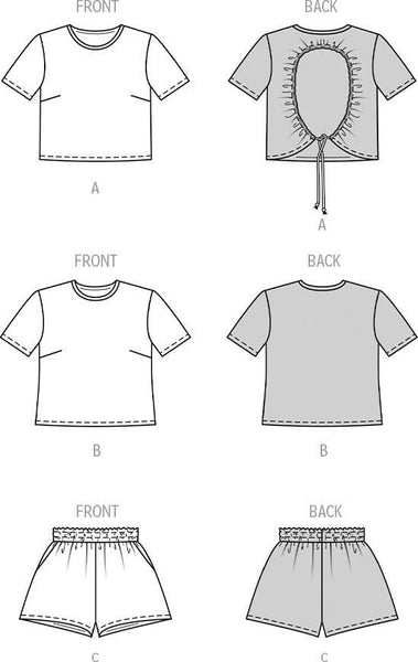 Burda - 5645 Ladies Shirt & Shorts