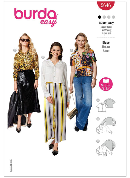Burda - 5646 Ladies Shirts