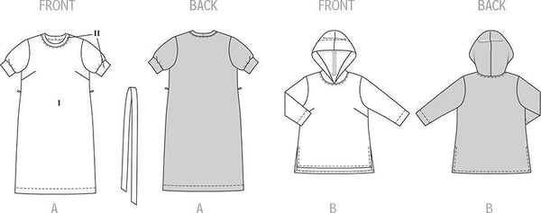 Burda - 5651 Ladies Hoodie & Dress