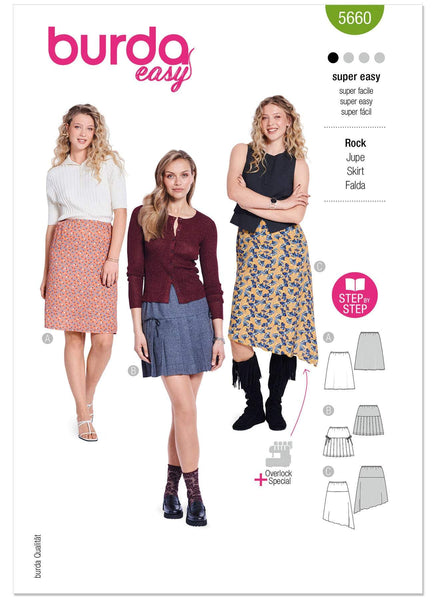 Burda - 5660 Ladies Skirt