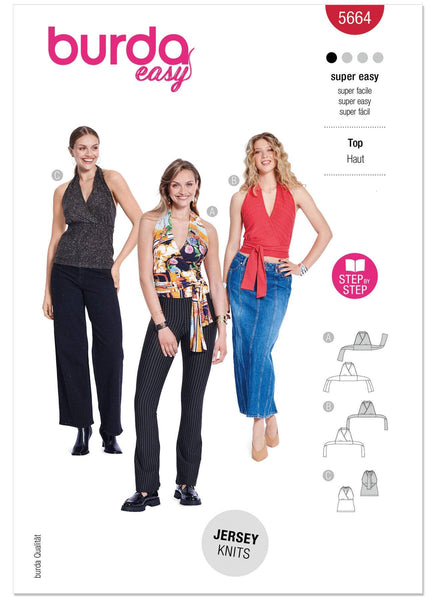 Burda - 5664 Ladies Tops
