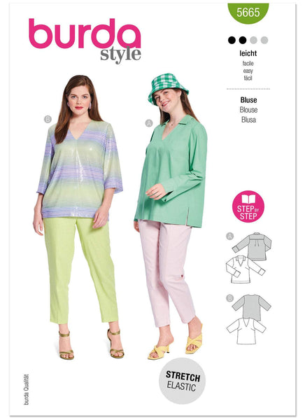 Burda - 5665 Ladies Blouse