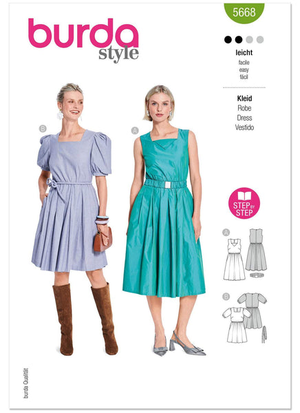Burda - 5668 Ladies Dresses