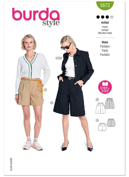 Burda - 5672 Ladies Shorts