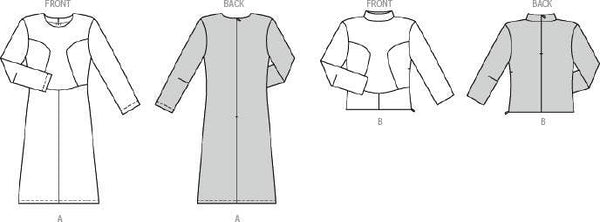 Burda - 5677 Ladies Dress and Shirt