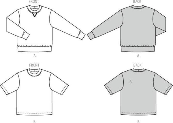 Burda - 5682 Men's Sweater and T-shirt