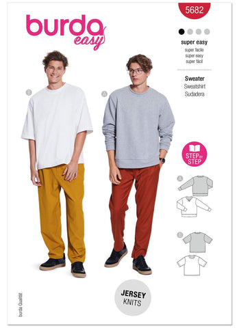 Burda - 5682 Men's Sweater and T-shirt