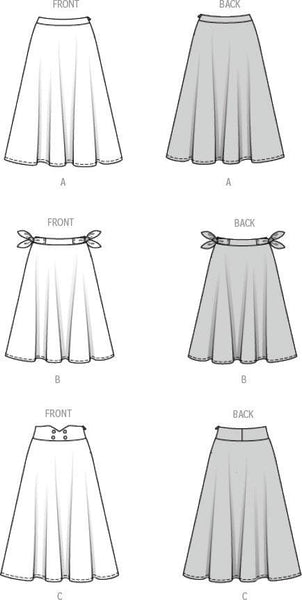 Burda - 5690 Ladies Skirts