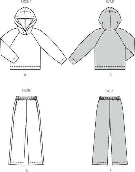 Burda - 5694 Ladies Sweater and Sweatpants