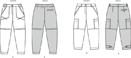 Burda - 5703 Ladies Trousers