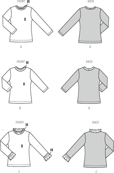 Burda - 5705 Ladies Shirts