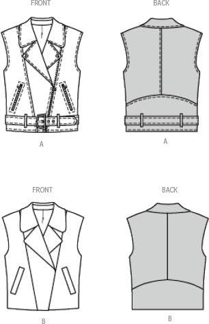 Burda - 5714 Ladies Vests