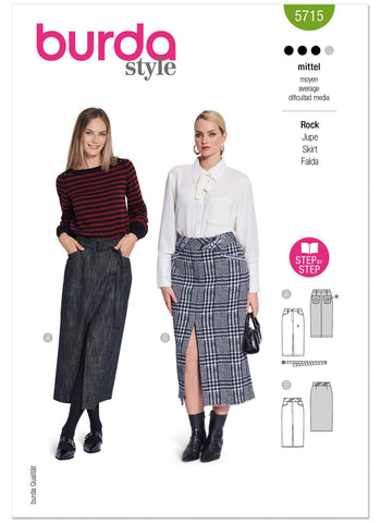Burda - 5715 Ladies Skirts