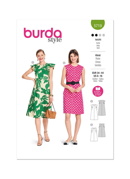 Burda - 5719 Ladies Dress