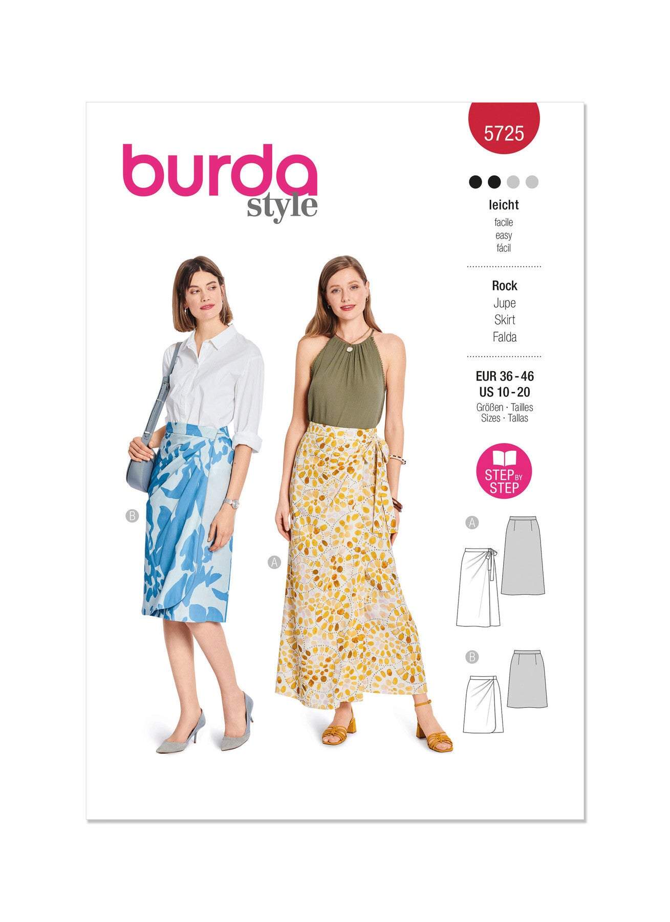 Burda - 5725 Ladies Skirt