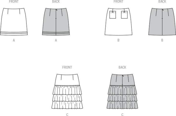Burda - 5726 Ladies Skirt