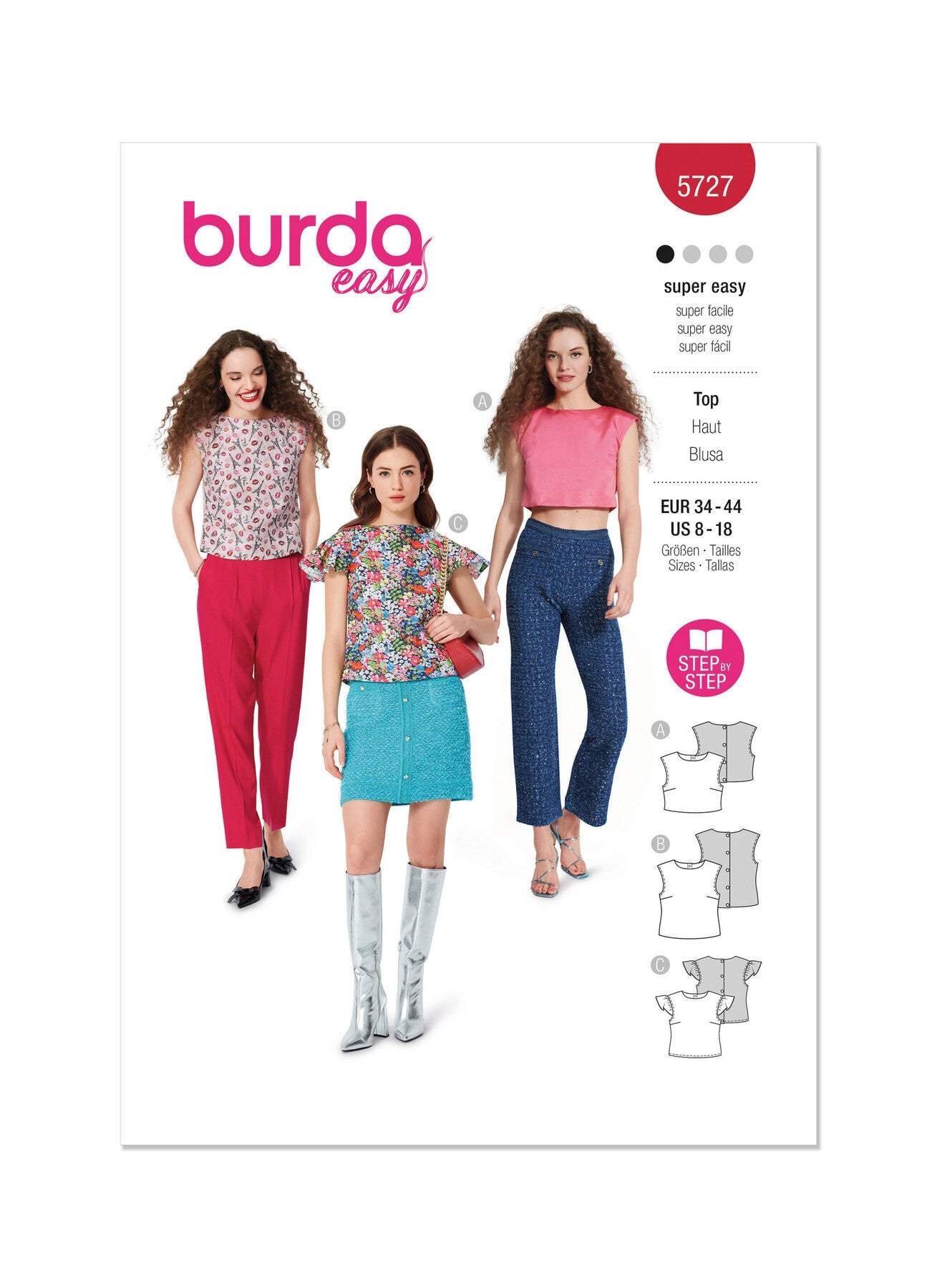 Burda - 5727 Ladies Top
