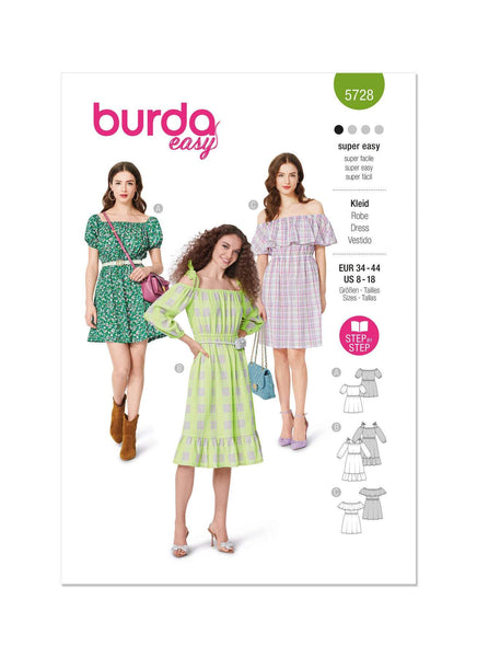 Burda - 5728 Ladies Dress