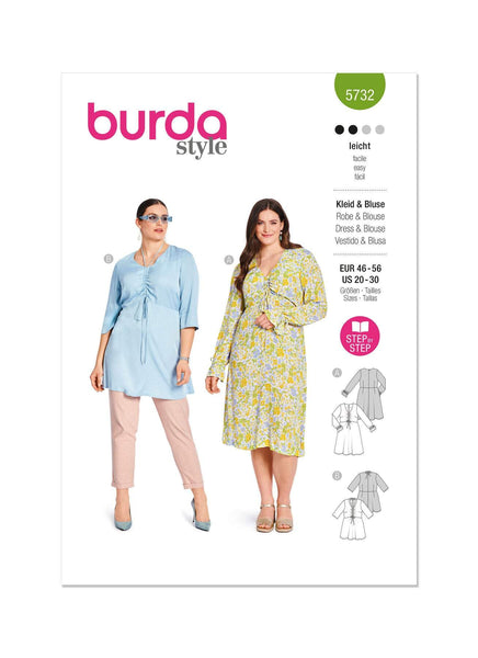 Burda - 5732 Ladies Dress & Blouse