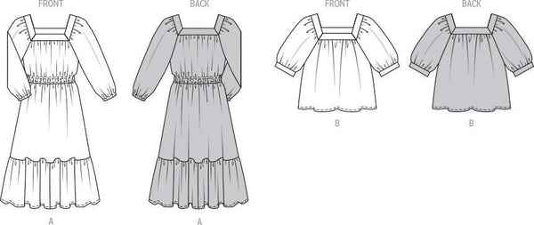 Burda - 5741 Ladies Blouse & Dress